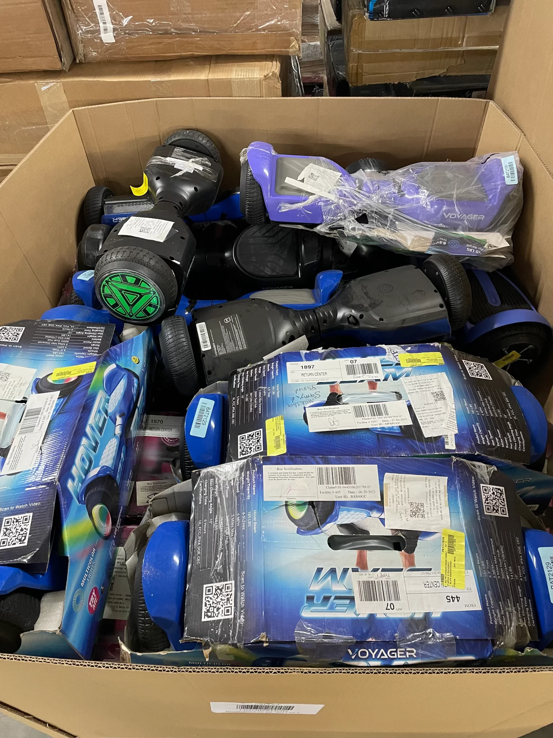hoverboards pallet liquidation scaled